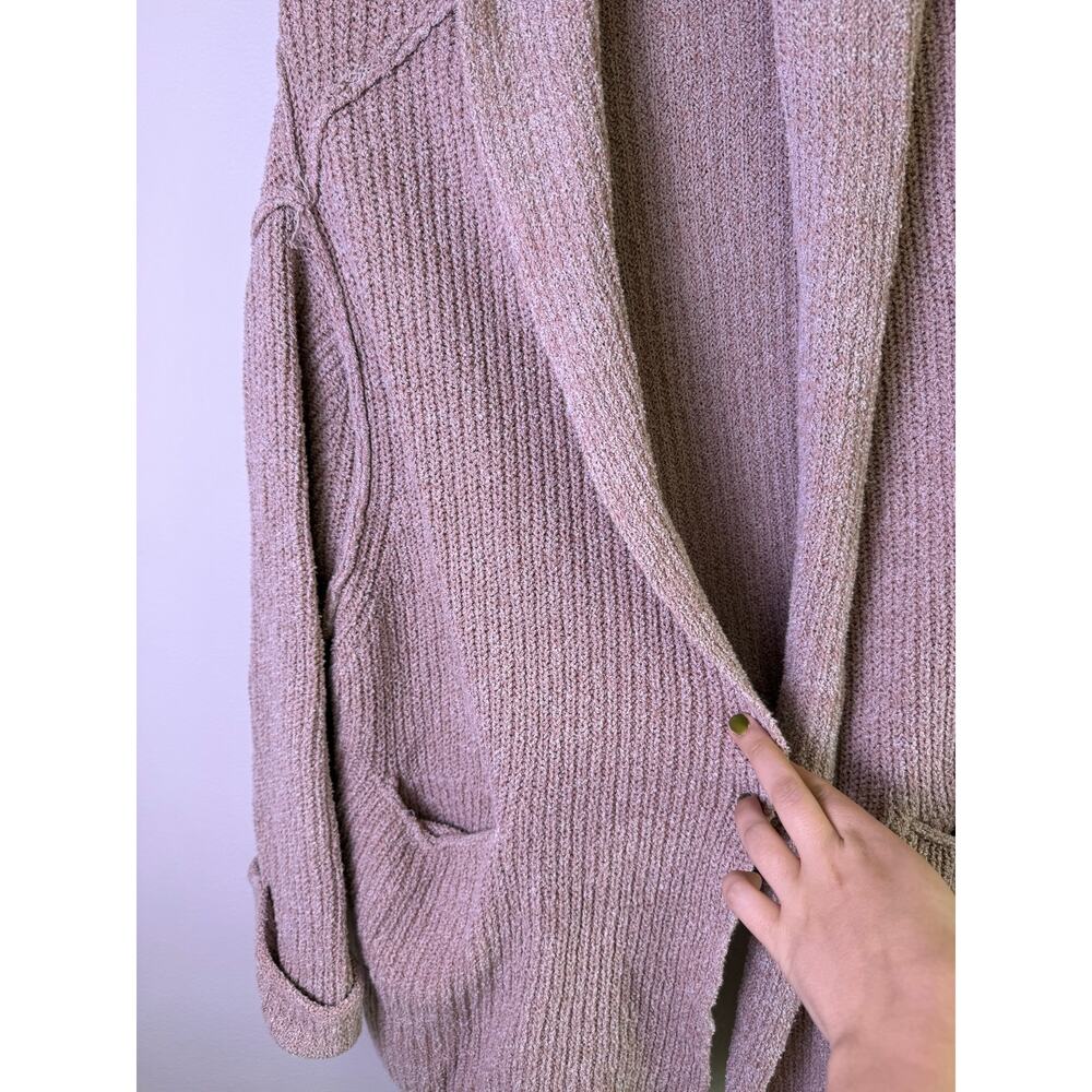 Free People Low Tide Cardigan Sweater Oversized Open Front XS/S - Picture 3 of 8
